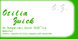otilia zwick business card